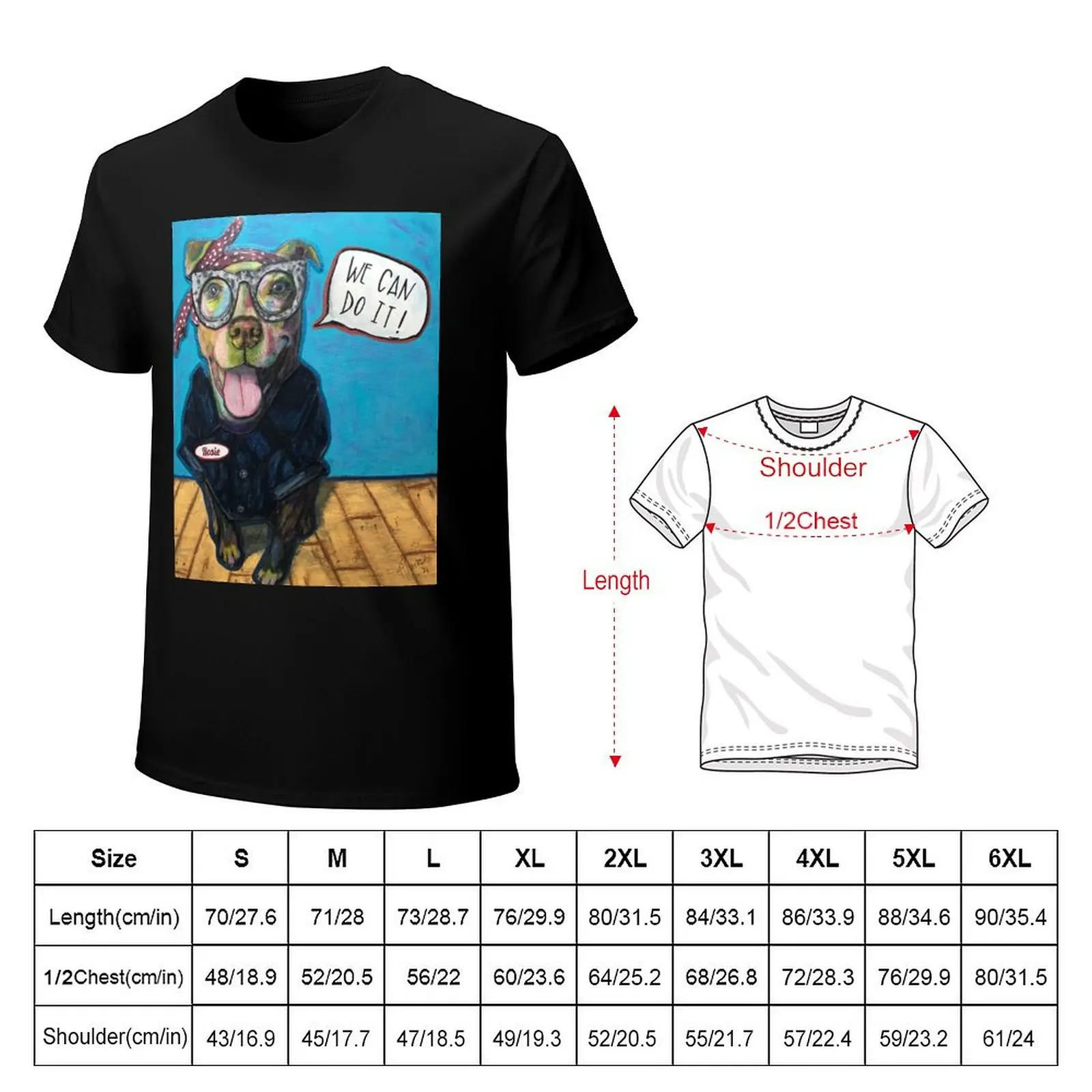 Rosie the Riveting Pitt T-Shirt Lightweight Print T-Shirt