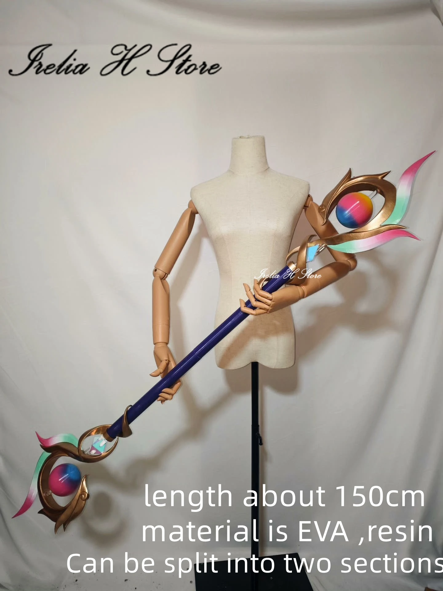 

Irelia H Store Spirit Blossom Lux LOL Lux spirit blossom wand staff weapon cosplay props