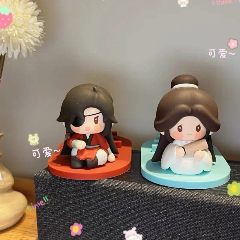 Tian Guan Ci Fu Echte Anime Mobiele Telefoon Ondersteuning Tgcf Xie Lian Hua Cheng Figuur Houder Ornamenten Cadeau Speelgoed Schattig Speelgoed