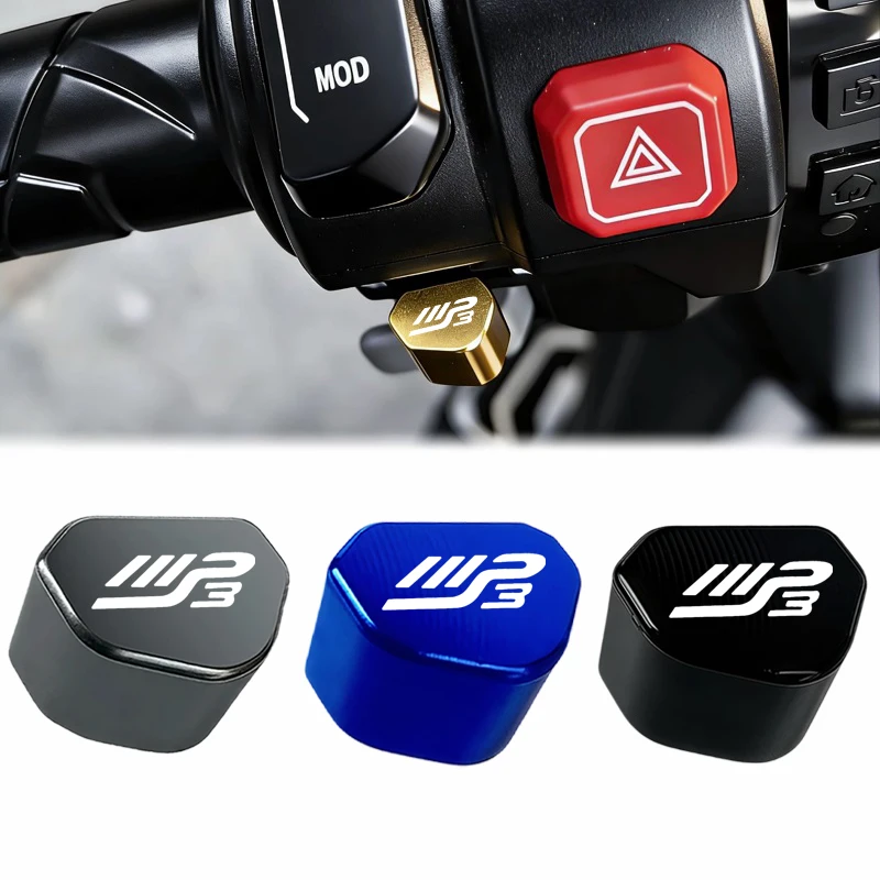 

CNC For PIAGGIO MP3 300 400 500 2015-2026 Motorcycle turn signal switch button modification turn key cap Accessories