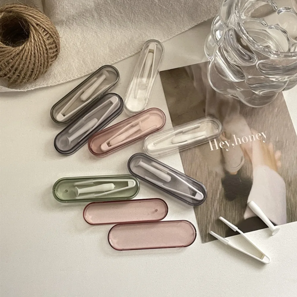 การสวมใส่เครื่องมือ ติดแทรกเลนส์ Remover ชุดเดินทาง อุปกรณ์เสริมคอนแทคเลนส์ แหนบคอนแทคเลนส์ ชุดแท่งดูด การจัดเก็บ