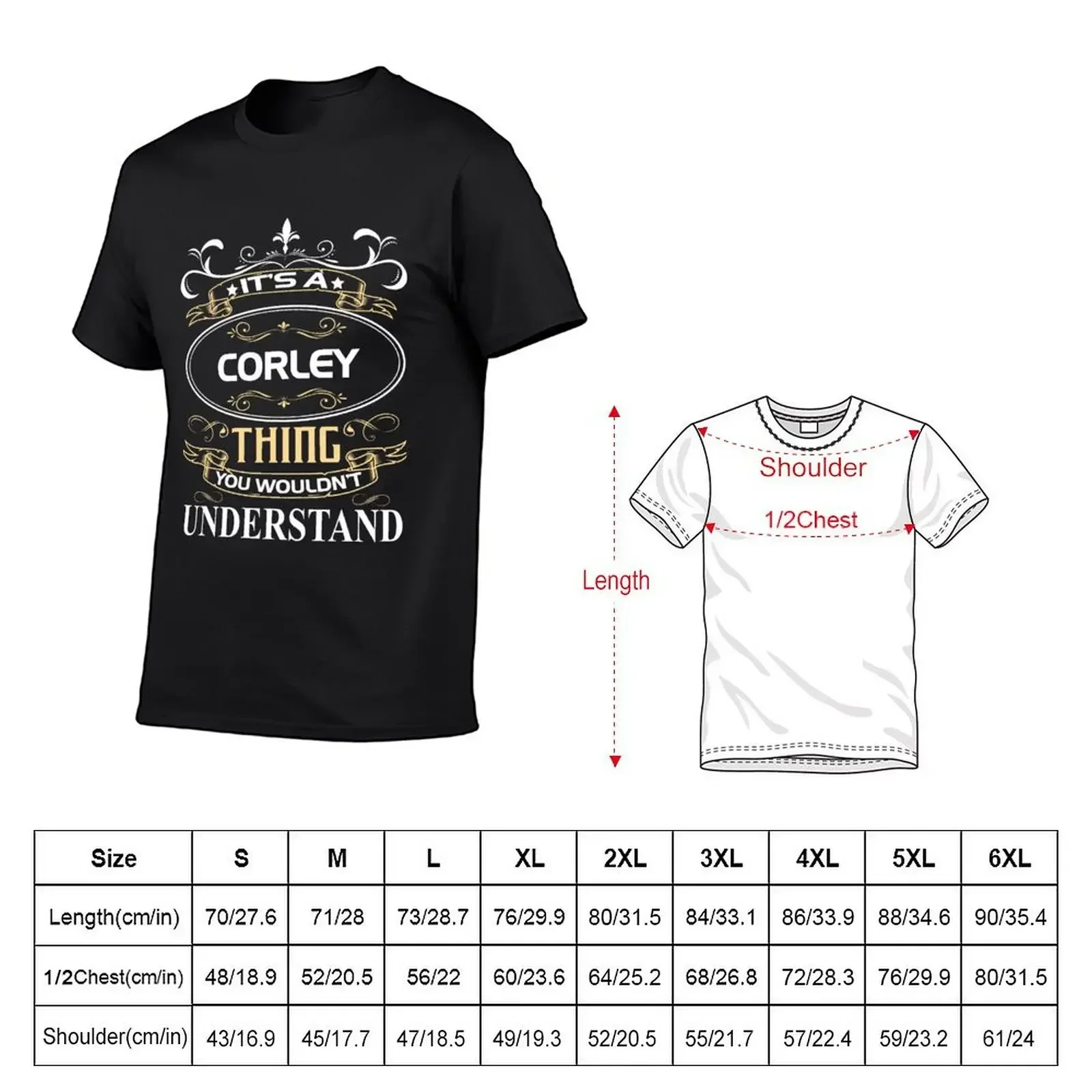 Corley Name Shirt It's A Corley Thing You Wouldn't Understand T-Shirt anime clothes new edition graphics mens fashion