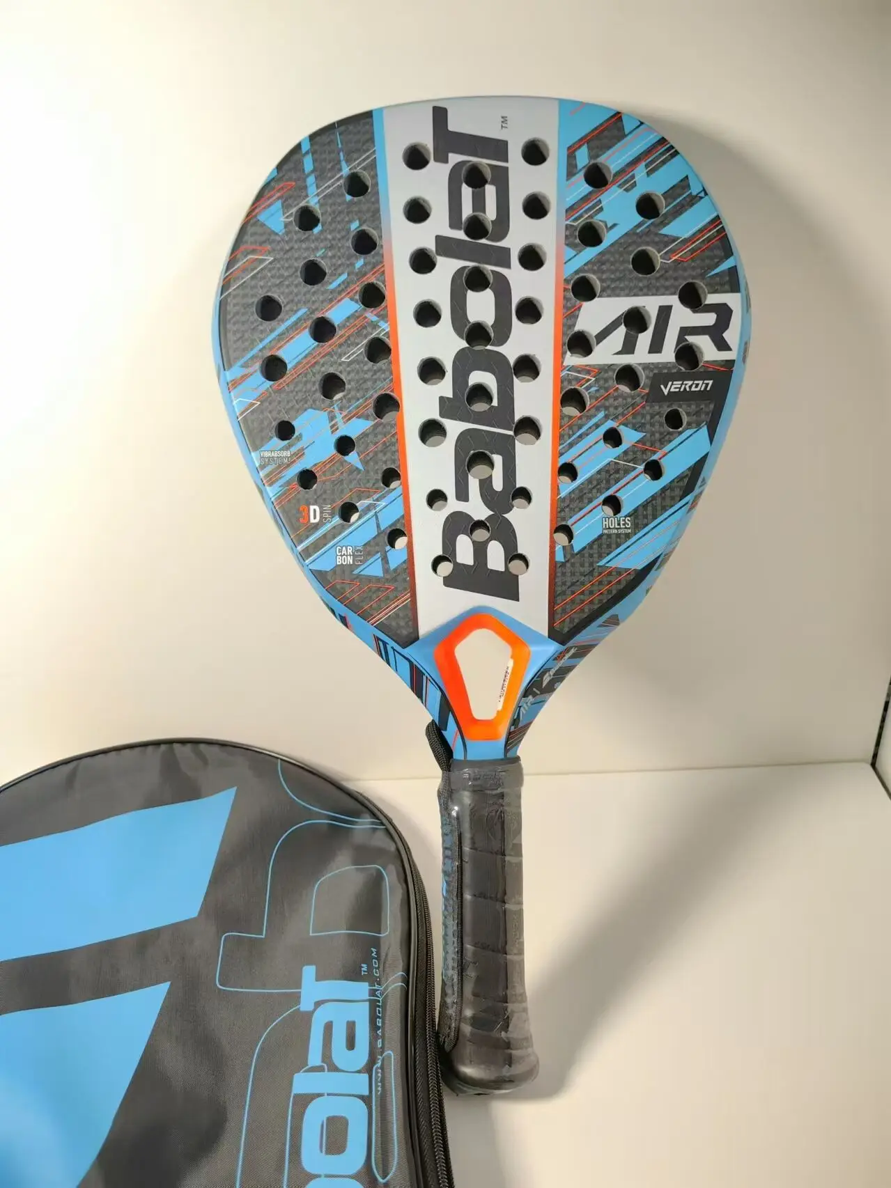 Babolat-raqueta de tenis de playa para hombres y mujeres, raqueta deportiva de superficie rugosa de fibra de carbono completa para adultos, 3K, 12K,