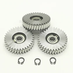 47.5x12mm Oblique Planetary Gear 35 Teeth Helical Gear With 8mm Bearings E-bike Nylon and Steel Gear For Electric Bike Hub Motor
