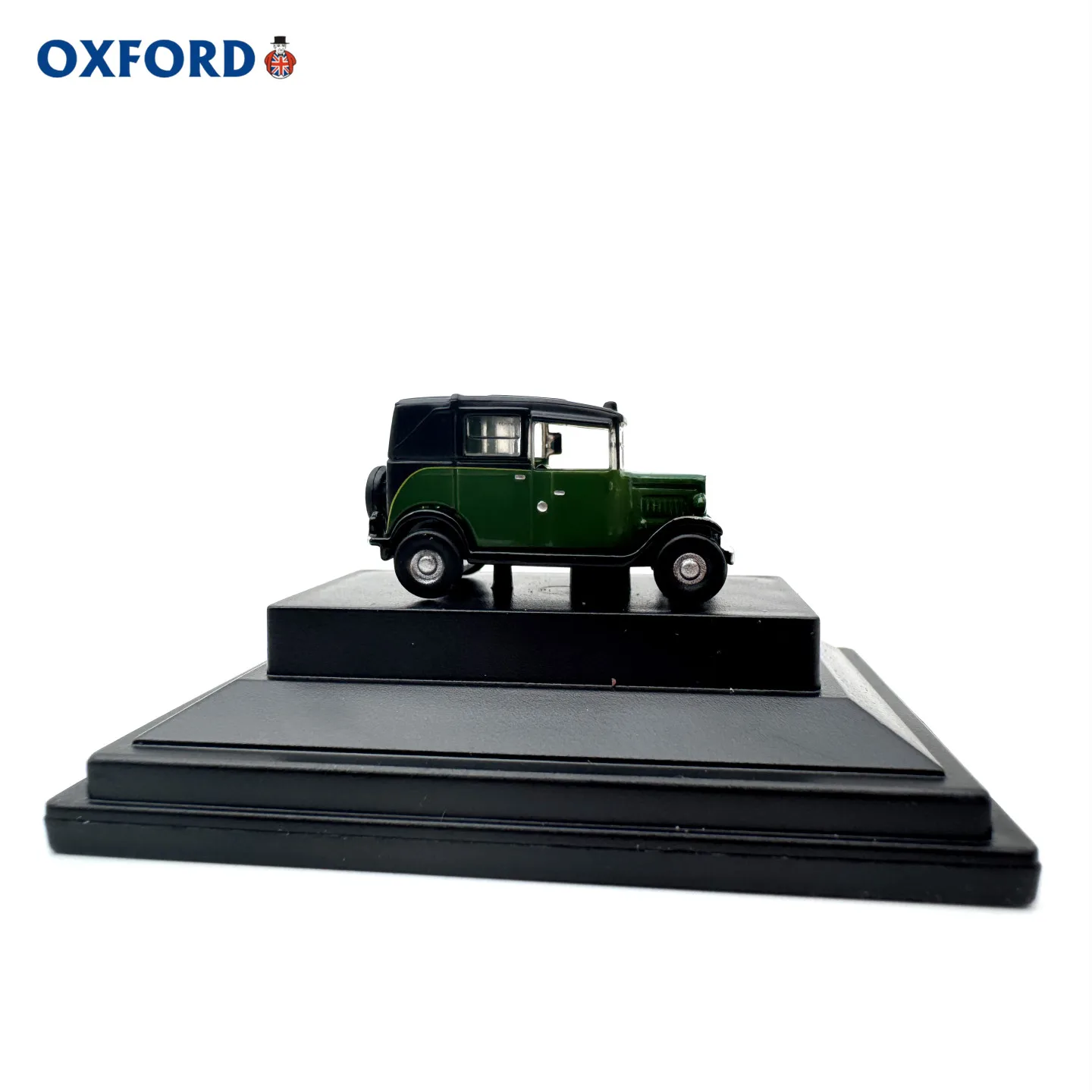 Modèle de voiture miniature en alliage moulé sous pression OXFORD à l'échelle 1:148, taxi Austin 1934, jouets classiques, souvenirs nostalgiques pour adultes, cadeaux, exposition statique