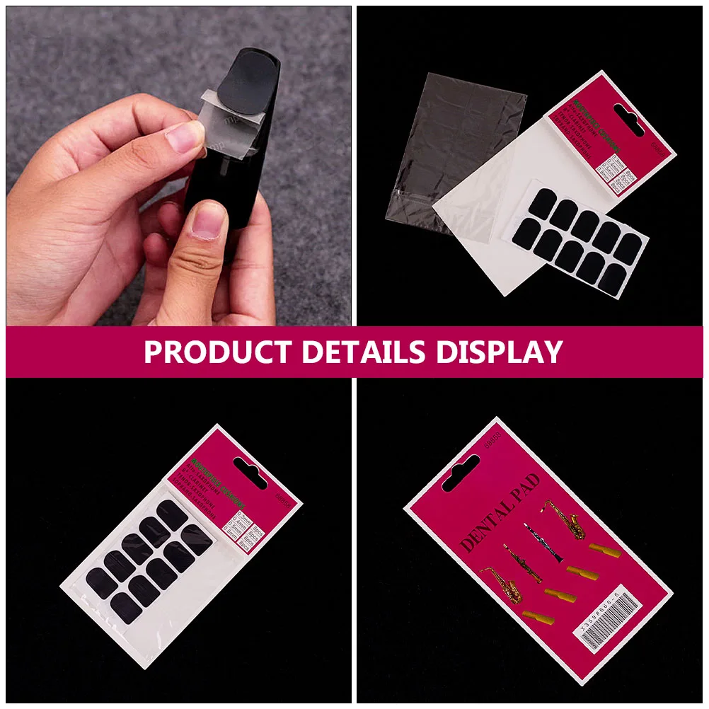 

10 pcs Saxophone Pad Silicone Cushions For Sax Clarinet Mouthpiece Replacement Tenor Sax Pads Lightweight Sound Insulation