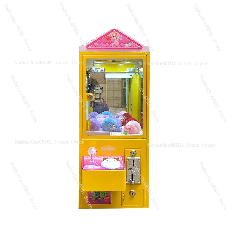 Boutique Crane  Grab Doll Machine Household Clip Candy Machine Clip Crane Machine Small Coin Mini Commercial