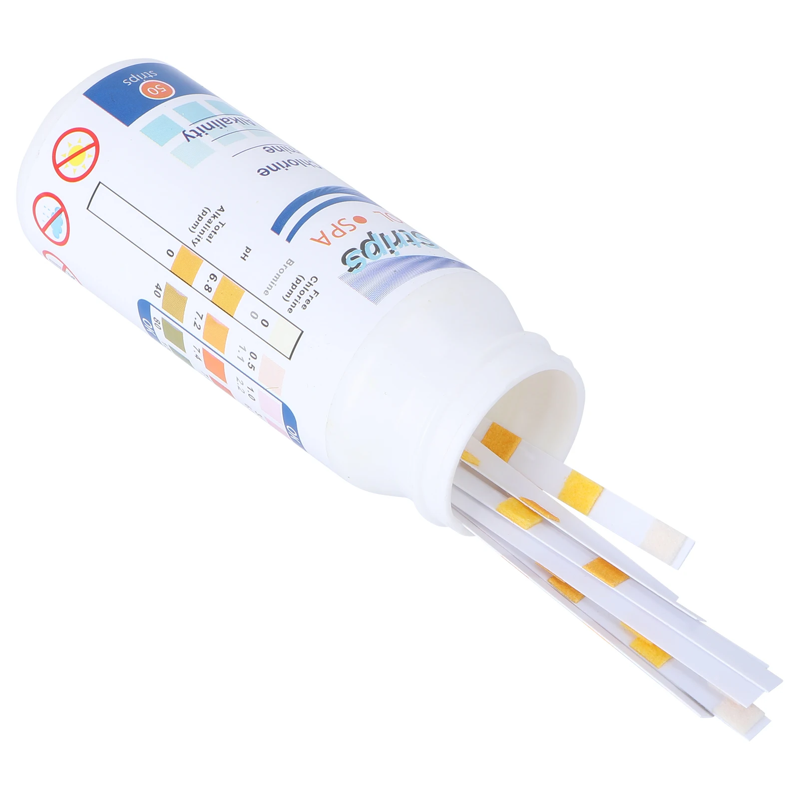 50pcs Water Test Paper 3-in-1 Strip for Pool Spa pH Alkalinity Hardness Tester Strips Reliable Results Fast Testing PH Meter