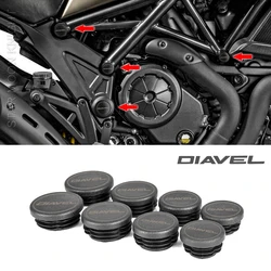 Motorcycle Frame End Caps For Ducati Diavel 2011 - 2018 2012 2013 2014 2015 Accessories Frame Hole Cover Caps Plug Decorative