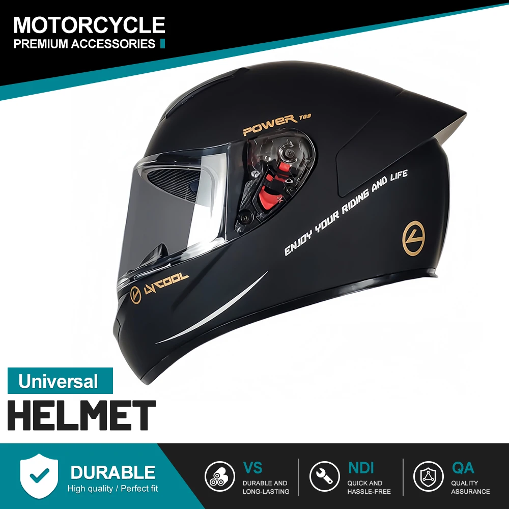 Motorcycle Full Face Helmet DOT Motocross Racing All Season Anti-Fog Protection Casco for Adult Men Women Moto Enduro Riding