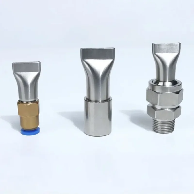 

stainless steel Universal Adjustable Spherical Nozzle flat mouth duckbill spray nozzle Boquilla de pulverización plana