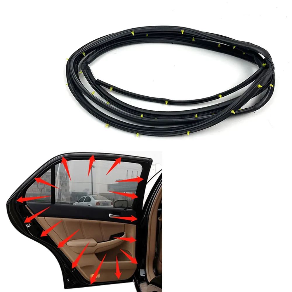 لهوندا أكورد سيدان 2008 2009 2010 2011 2012 الجبهة اليسرى الجانب الباب السير الوقائي المطاط صب الختم 72350-TA5-A02 اكسسوارات #2