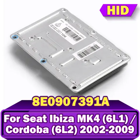HID 제논 밸러스트 모듈, 좌석 Ibiza MK4 (6L1) 코르도바 (6L2) 2002-2008 2009, LAD5GL 4 핀 8E0907391A 89035113 D1S D1R D2S D2R