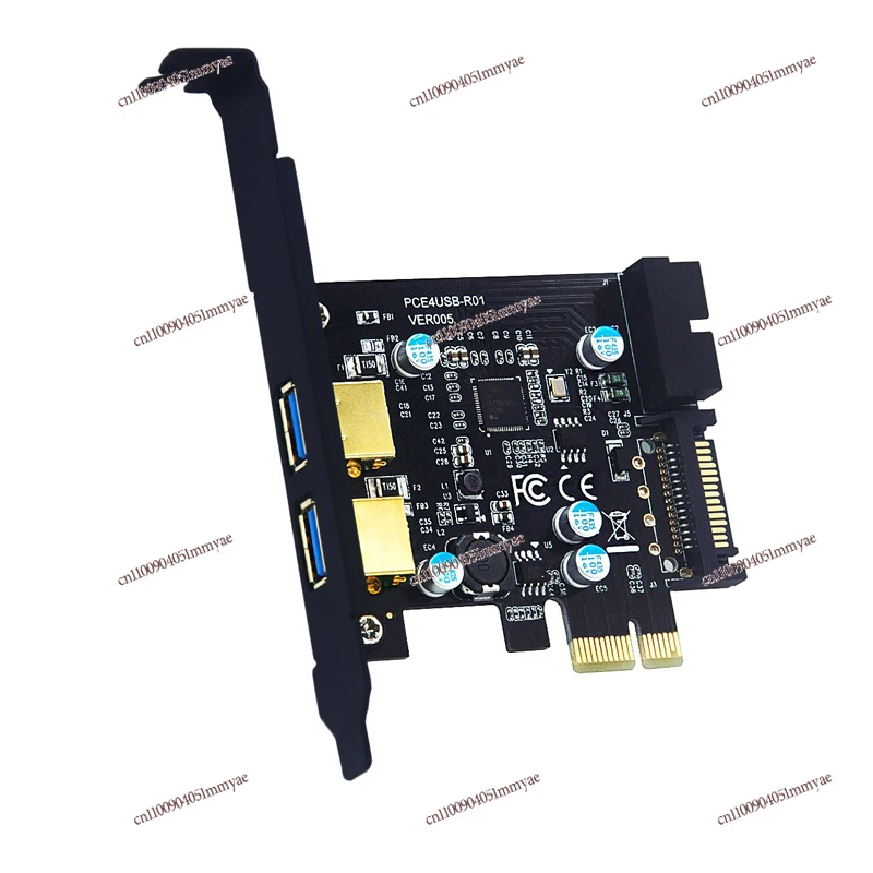 

USB3.0 Expansion Card, Front 20PIN/19-pin NEC 4-port D720201 SATA Interface