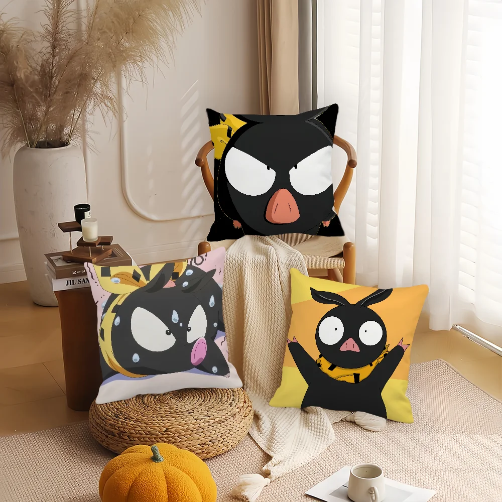 Cute P-chan Ranma One-Half Pillow Case Home Decoration Cushion Cover Suitable For Office Sofa Bedroom Car