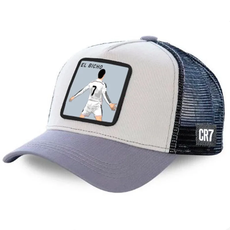 Cartoon Cap Superstar Football Baseball Cap Men Women Summer Hip-Hop Sun Visor Cap Gift Adjustable Mesh Hat Trucker Hat ﻿
