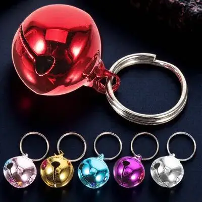 

6pcs Pet Collar Bells Stainless Steel Dog Cat Hanging Pendant Cute Decorative Noise For Pets Accessories Multi-Function Small