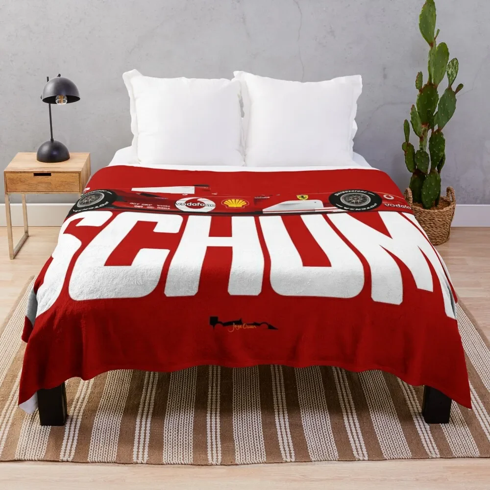 Michael Schumacher - F2004 WITH BIG TEXT Throw Blanket Quilt sofa bed Single Blankets