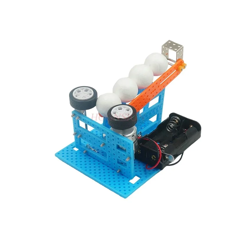 Automatic ball machine stem scientific invention of children's diy handmade materials for primary school students to make