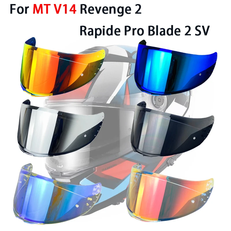 

Visera para casco, visera para casco de motocicleta, accesorios para casco MT V14,Revenge 2,Rapide Pro,Blade 2 SV,Targo Visera