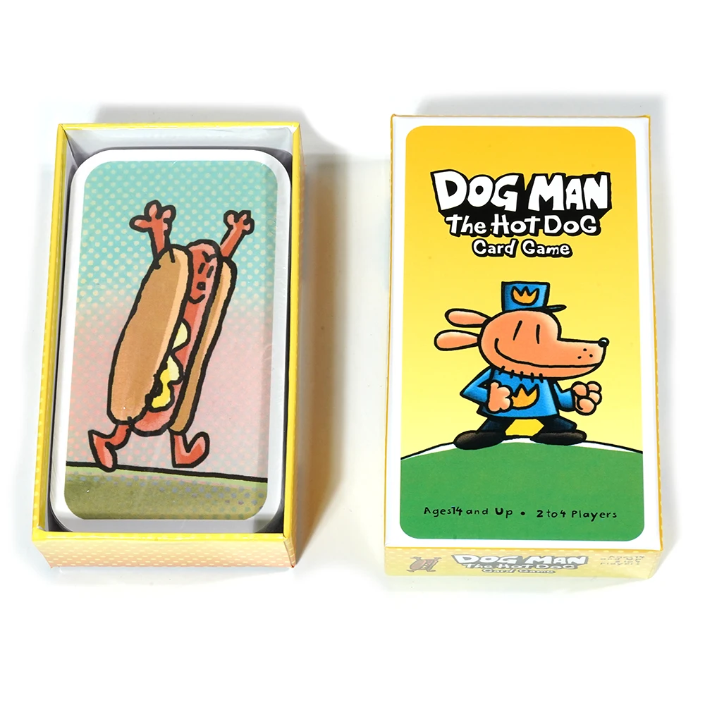 Dog Man Hot Dog Card Game il gioco di raccolta veloce e Frenzied per bambini con Art Party Game Deck