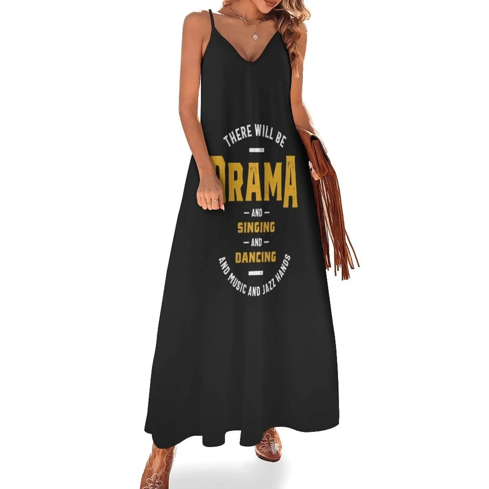 

There Will Be Drama Theatre Sleeveless Dress elegant and pretty women's dresses women's clothing korea stylish Dress