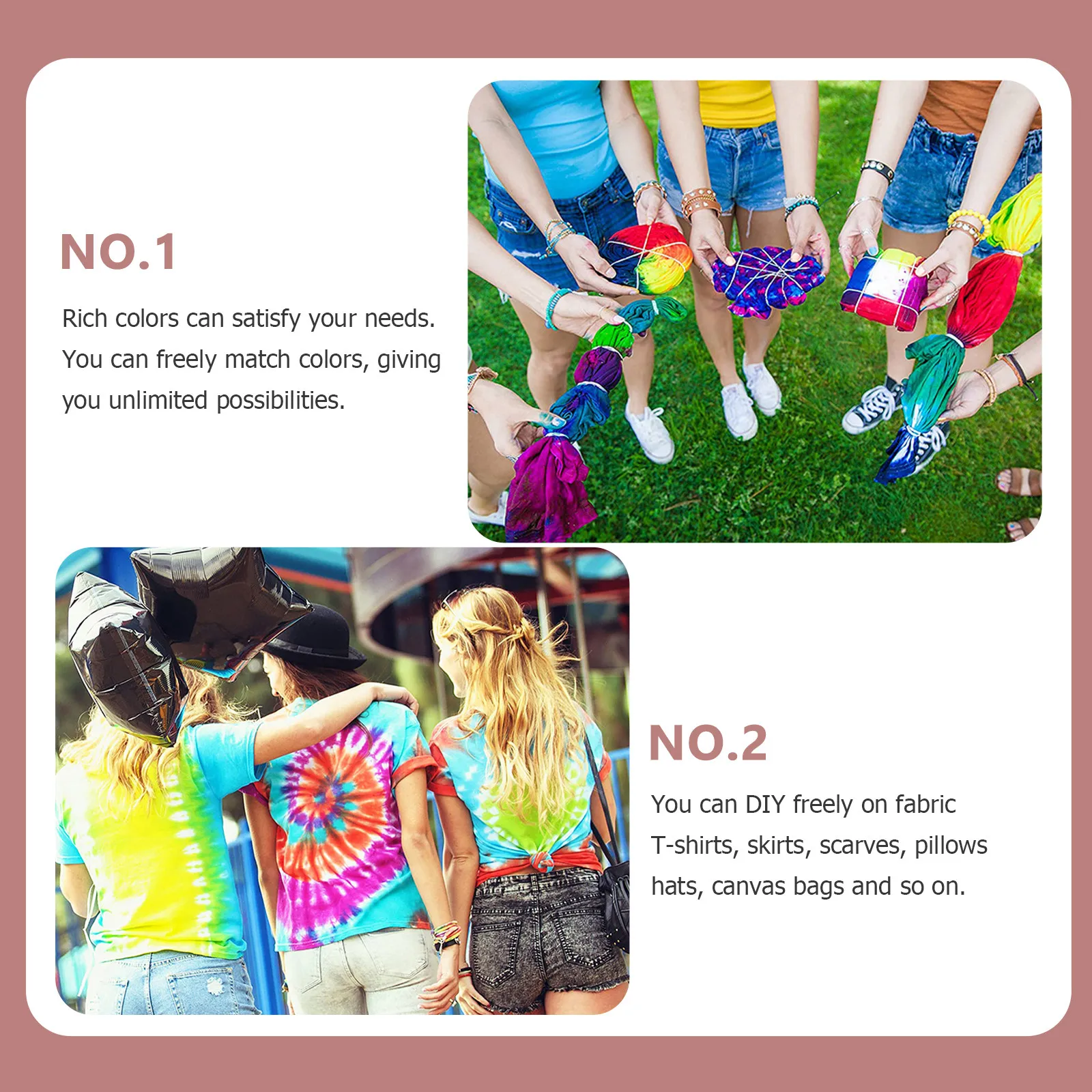 32 Bags Tie Dye Powder Kit Bulk Refill Set Rich Colors for Tie Dyeing Clothing Fabric DIY Crafts Summer Camp Activities Party view 4