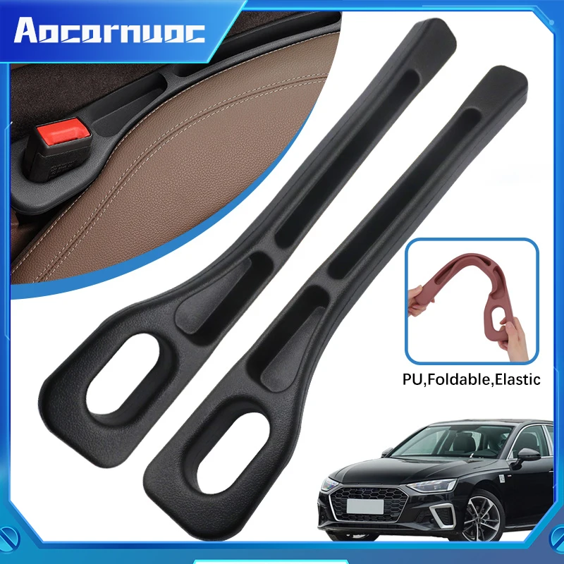 

2Pcs For Audi A4L A4 A5 B8 B9 S4 S5 RS4 Car Seat Gap Plug Strip Side Seam Car Gap Filler Leak Proof Seat Gap Storage Accessories