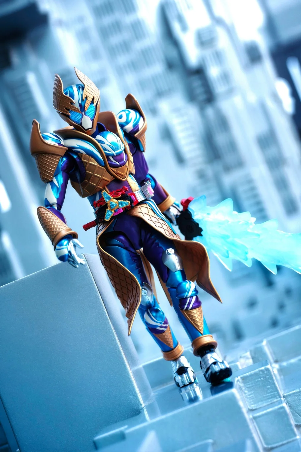 【Apenas Vestuário】Acessórios de saia dourada miniatura feitos à mão em escala 1/12 Kamen Rider Plus para modelo de corpo de figura de ação shf
