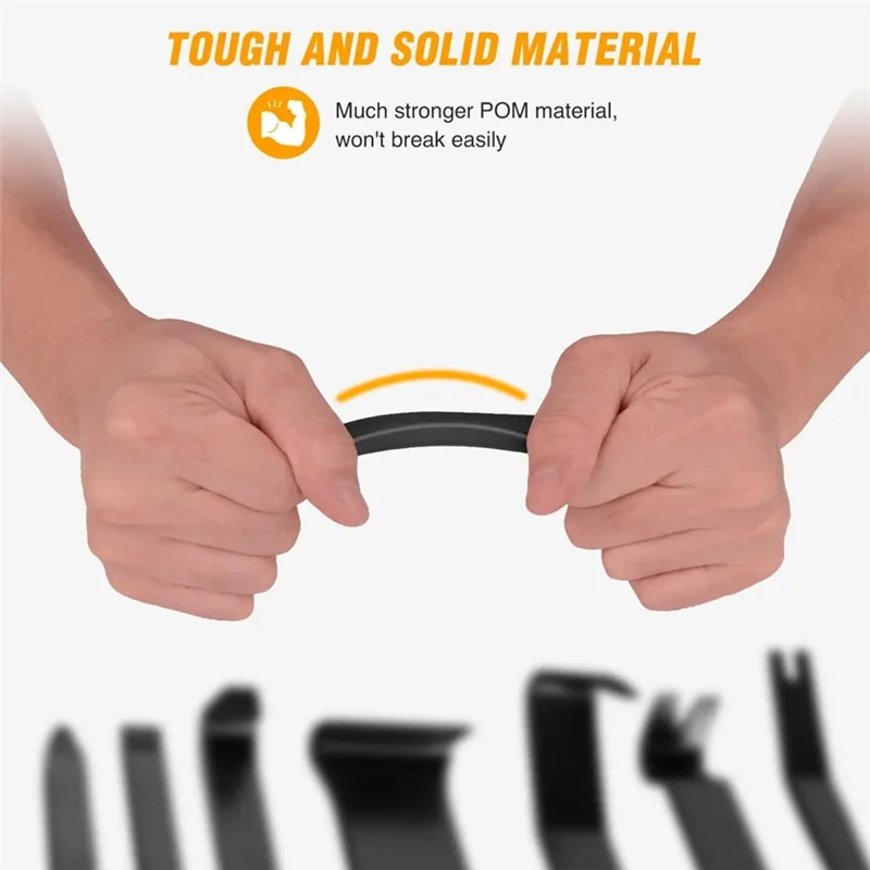 

【A87T】For Car Audio Dash Panel Window Molding Fastener Remover Tool Kit 12PCS Auto Trim Removal No-Scratch Tool Kit