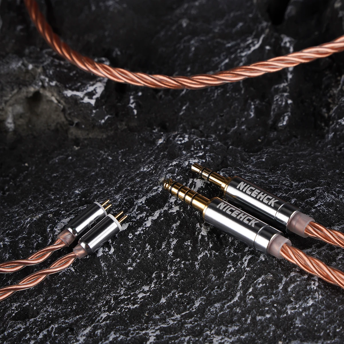 NiceHCK cHeart Wire In Ear Monitor Earphone Replace Cable 4N OFC Wire 0.78 2Pin for YDX CHUII Starfield F1 Pro Quintet Cadenza