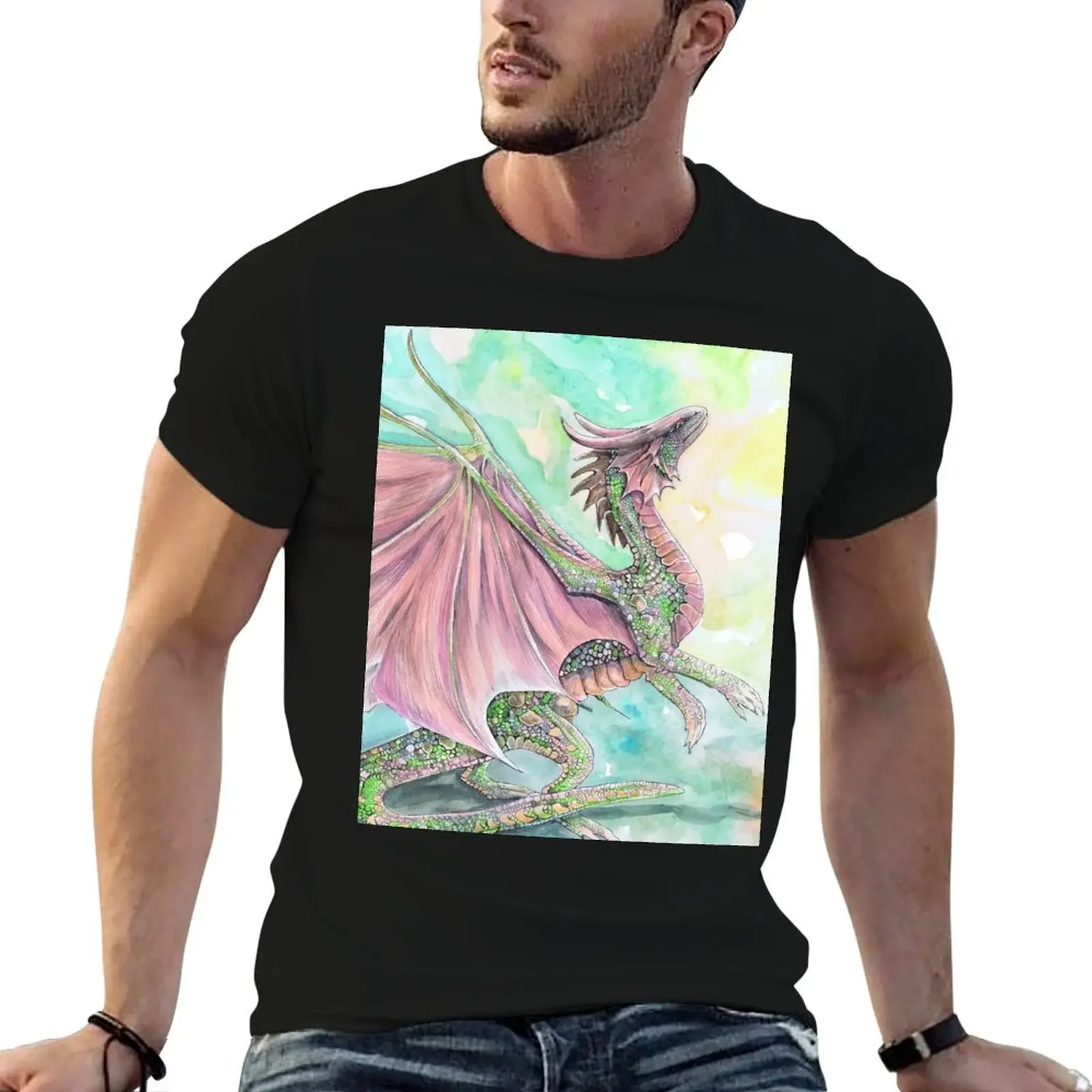 

Peach Tree Dragon T-Shirt Blouse sublime tee shirts for men