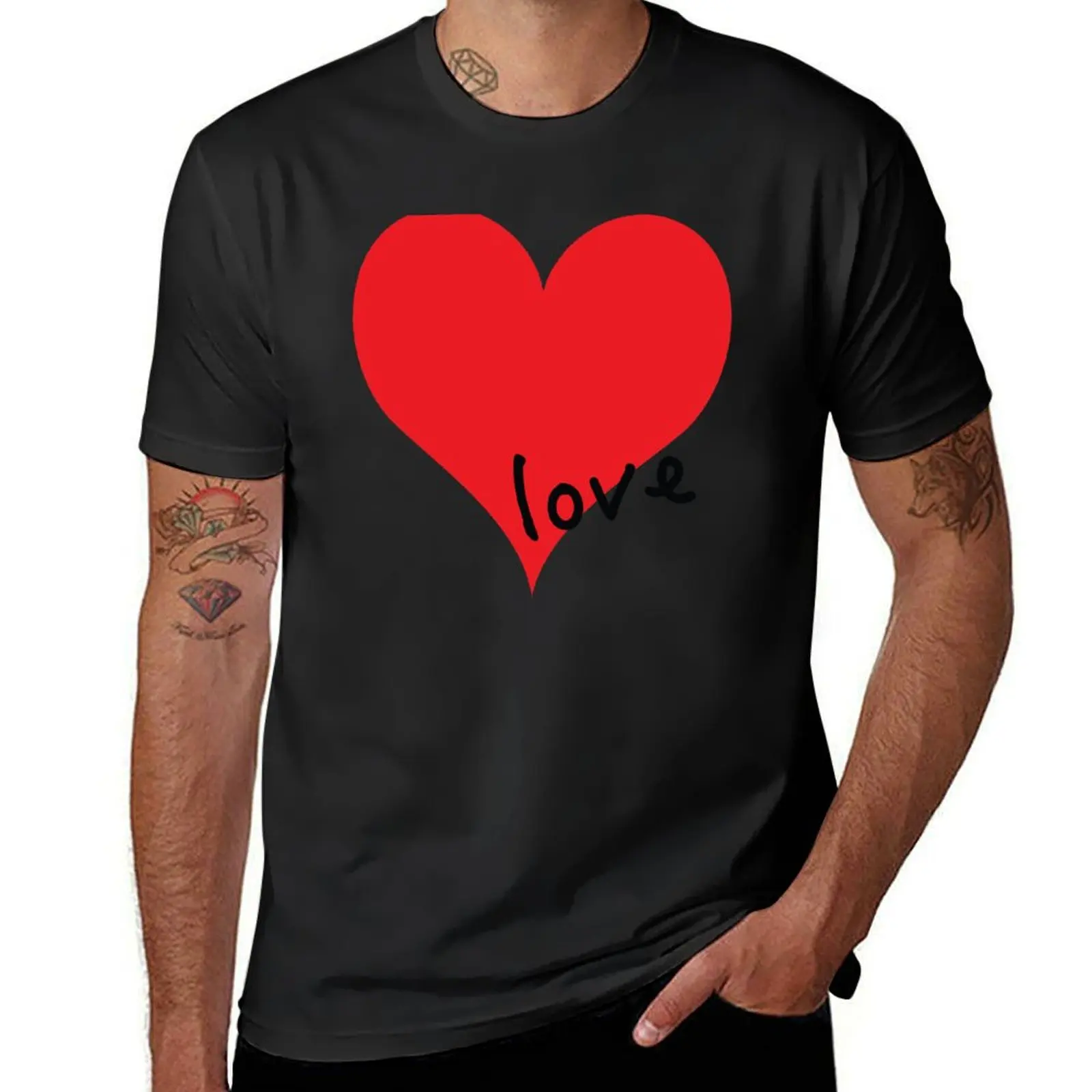 

love T-Shirt customs summer clothes mens funny t shirts