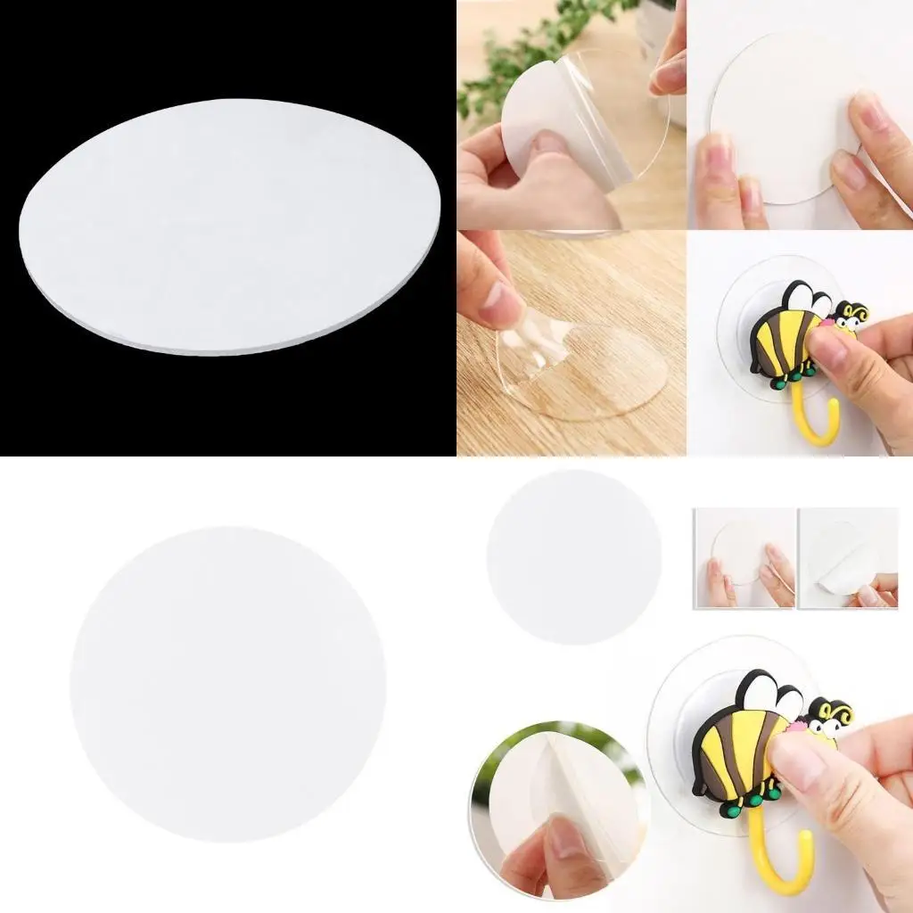 F19B Silicone Double Sided Tape Sticker Suction Cup Sucker Auxiliary Strong Adhesive