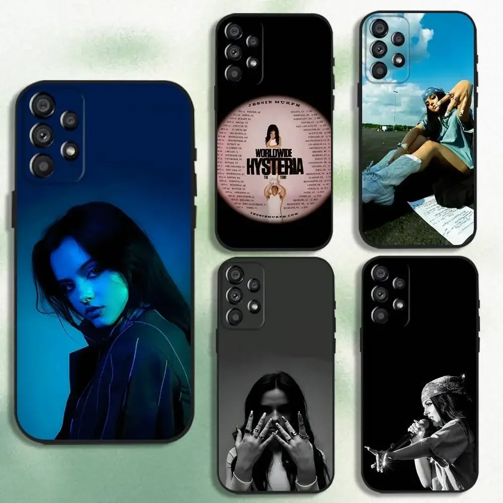 

Singer J-Jessie Murph Phone Case For Samsung Galaxy A20,A21s,A22,A31,A32,A52,A53,A72,73,A80 Soft Black Cover