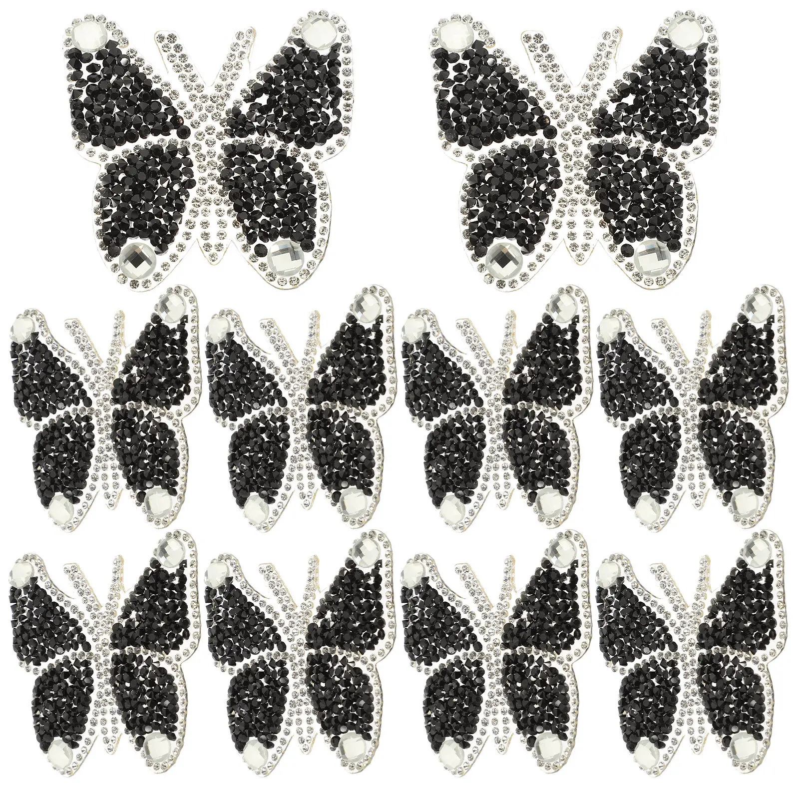 

10Pcs Multi-Function Embroidered Iron on Sewing Patches Decorative Back Coat Repair Garment Patches for Clothes Bags Hats DIY