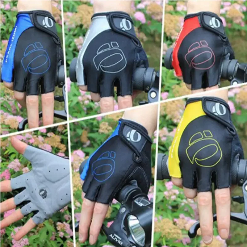 MTB Gloves Half Finger Gel Pad Anti-Sweat Mtb Road Bike Gloves Half Finger Gloves Outdoor Cycling Anti Slip Cycling Equipment