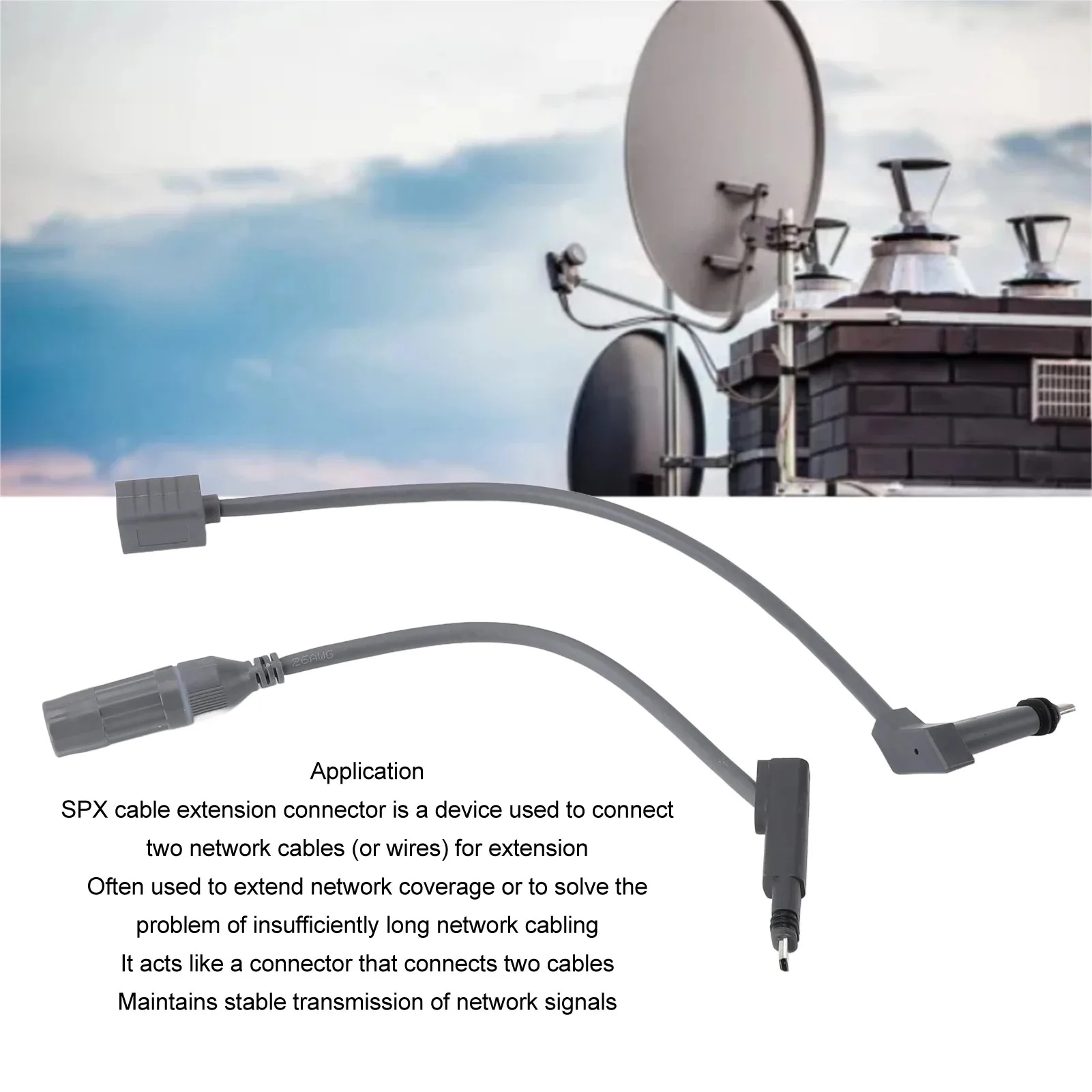 

Starlink Cable RJ45 Female Connectors for Starlink Gen 2 Dish and Router Starlink Accessories