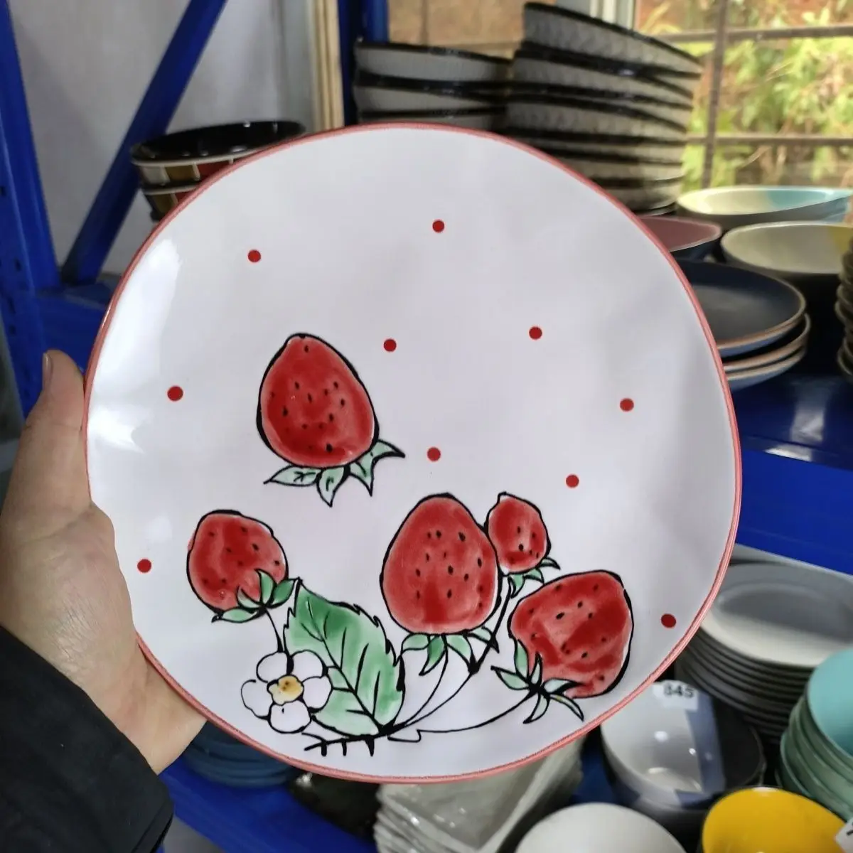

Irregular Strawberry Mushroom Bird Creative Family Personality Cute Thick Edge Celebrity Set Ceramic Tableware