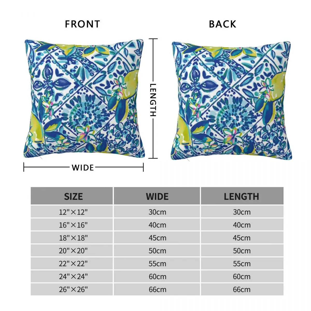 Lily Pulitzer Square Pillowcase Pillow Cover Polyester Cushion Decor Comfort Throw Pillow for Home Car