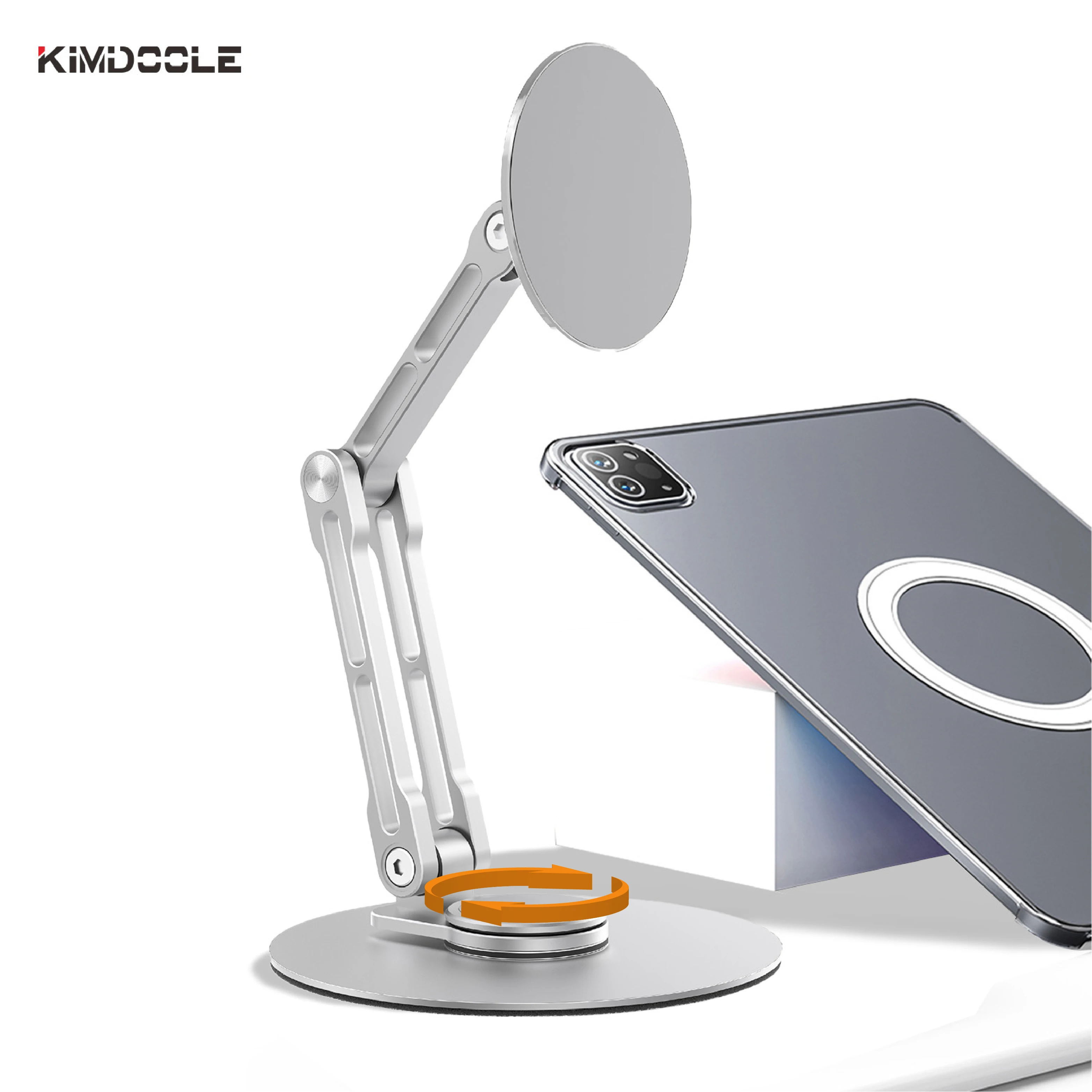 Artpowers Metal Magnetic Holder For Portable Monitor Tablet iPad Table Desk Suport for Ipad Pro Xiaomi Samsung Huawei Tablet