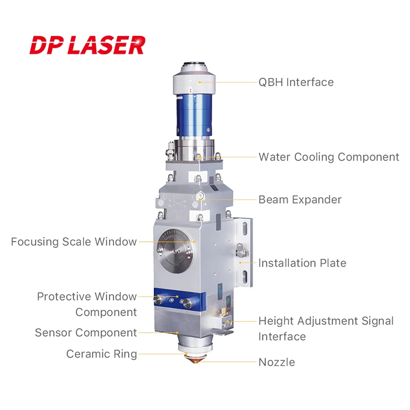 WSX KC15A 2D Manual  Fiber Laser Cutting Head DP Laser Equipment Parts