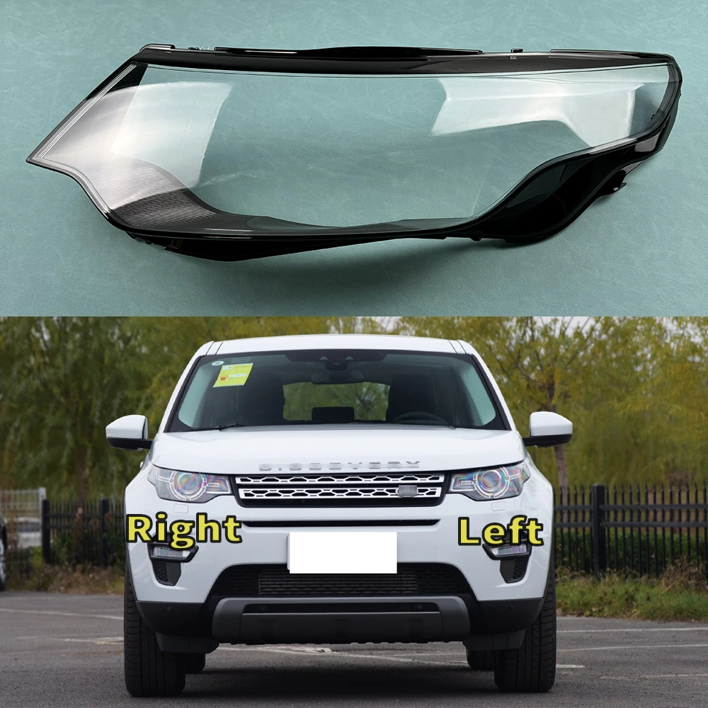 

For Land Rover Discovery Sport 2015-2018 Car Front Headlight Cover Lens Glass Headlamps Transparent Lampshad Lamp Shell Masks