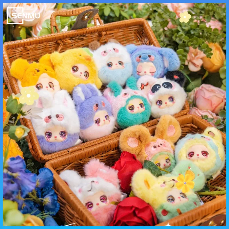 

Original Baby Three Liila Garden Tea Party Mini Series Mysterious Plush Vinyl Blind Box Cute Backpack Pendant Keychain Girl Gift