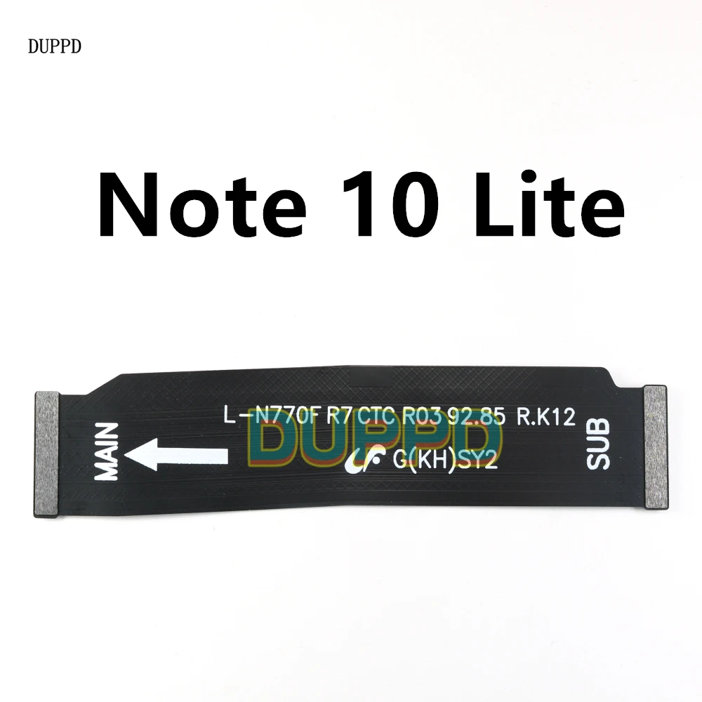 لسامسونج غالاكسي نوت 10 لايت N770 N770F شاشة الكريستال السائل اللوحة الرئيسية موصل مجلس الكابلات المرنة ملاحظة 10Lite