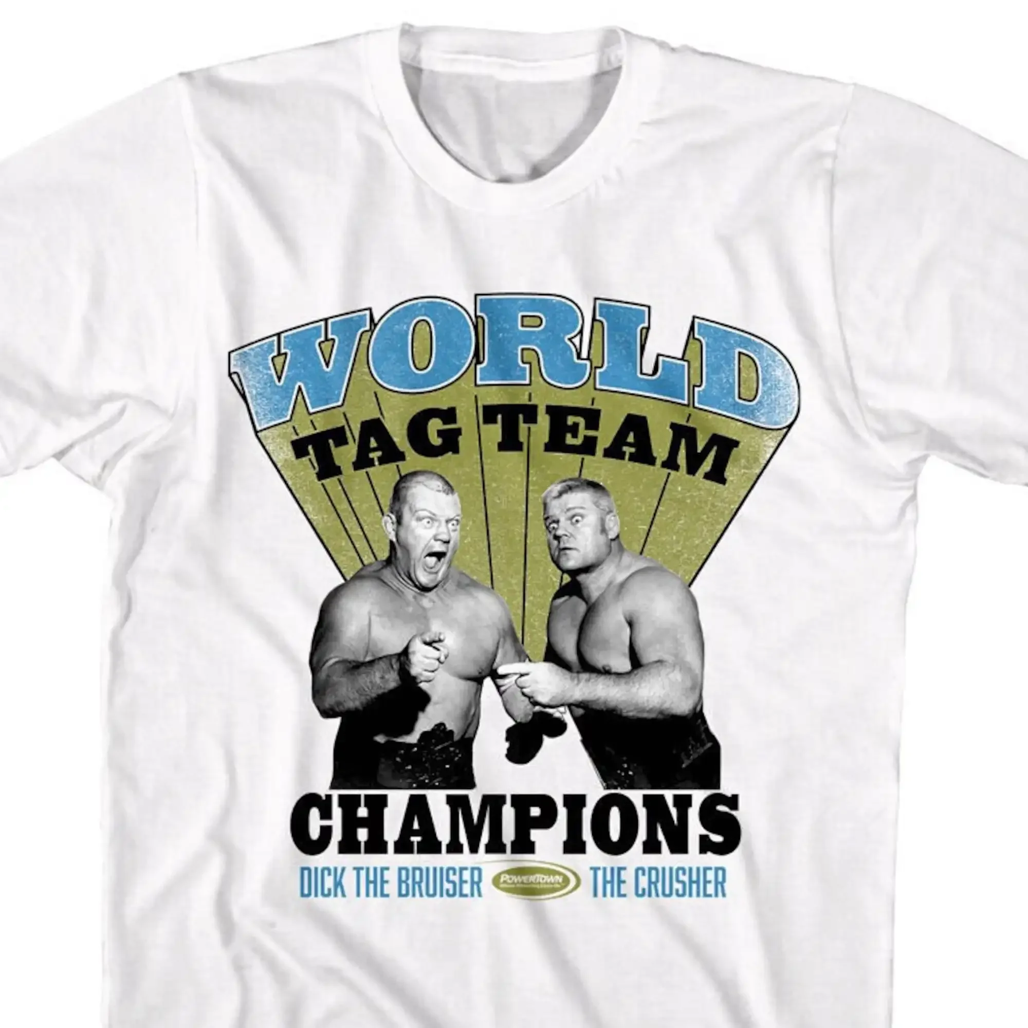 

Powertown Wrestling TShirt Bruiser & Crusher Tag Team Champs