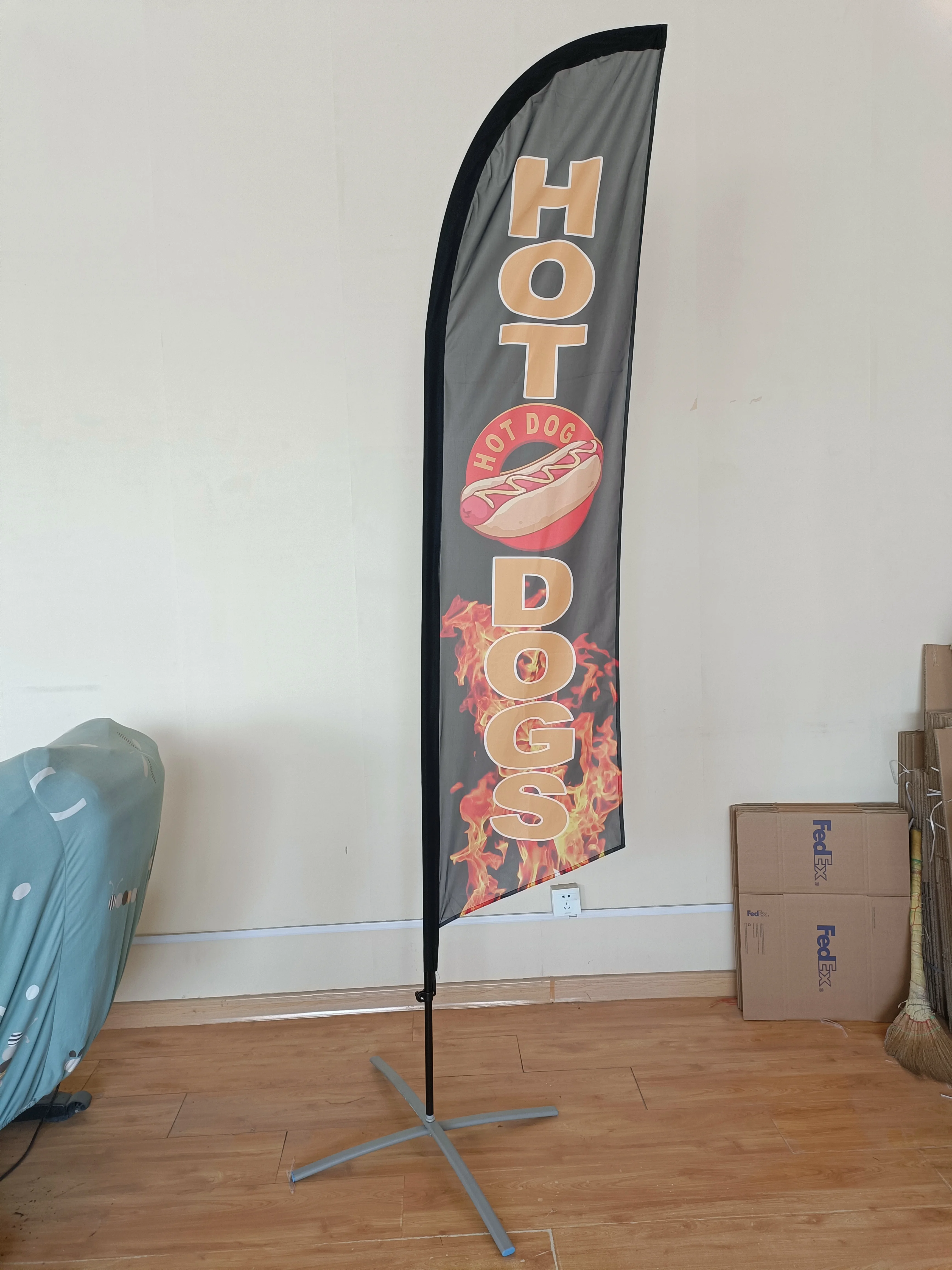 Heißer Verkauf Heißer Hunde Banner Flagge Werbung – Detail 1
