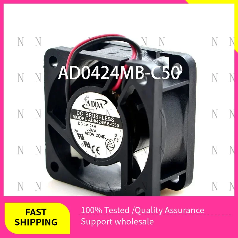 YJJ  AD0424MB-C50 FOR ADDA DC 24V 0.07A 40*40*20mm 6900RPM Low-Energy Case cooling fan