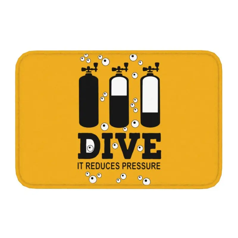 Home Scuba Diving Doormat Non-Slip Bath Kitchen Mat Living Room Door Floor Entrance Carpet Rug Kitchen water absorption mat