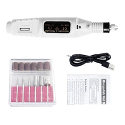 3D Printing Model Material Mini Electric Sander USB Powered with 6 Sanding Heads 4 Rotating Speed 896C